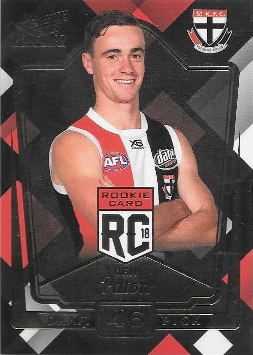 Ben Paton, Rookies RC, 2018 Select AFL Legacy