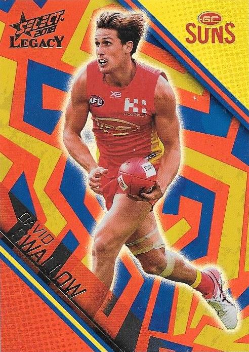 01/350, David Swallow, Holographic Parallel, 2018 Select AFL Legacy