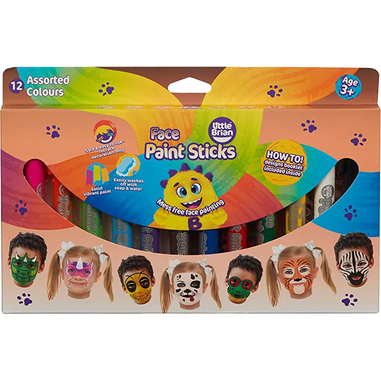 Little Brian Face Paint Sticks Classic 12 pk