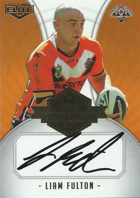 Liam Fulton, League Sensations Signature, 2014 ESP Elite NRL