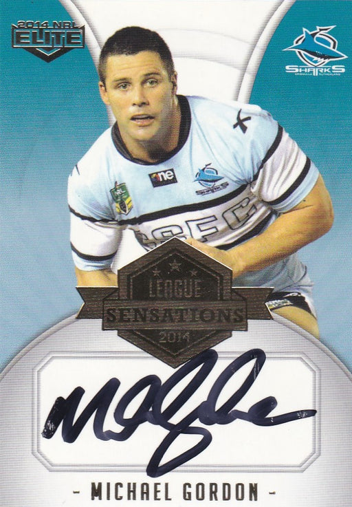 Michael Gordon, League Sensations Signature, 2014 ESP Elite NRL