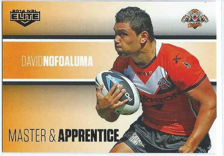 Master & Apprentice, 2014 ESP Elite NRL - 1 to 32 - Pick Your Card