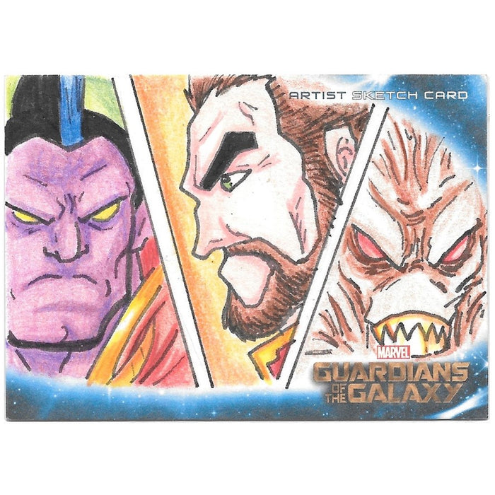 Guardians of the Galaxy, Sketch Card, 2014 Upper Deck Marvel Guardians of the Galaxy