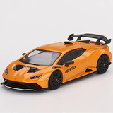 Mini GT, Lamborghini Huracán STO  Arancio Borealis, 1:64 Scale Diecast Model Car