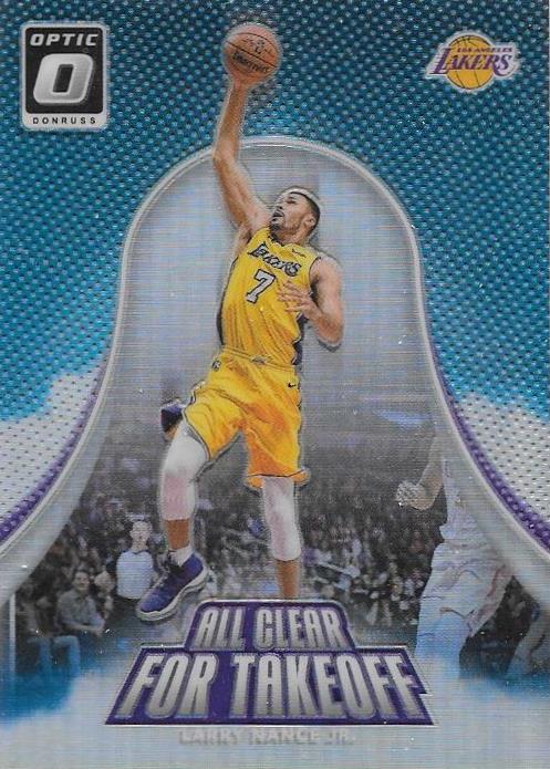 Larry Nance Jr, All Clear for Takeoff Prizm Refractor, 2017-18 Panini Donruss Optic Basketball NBA