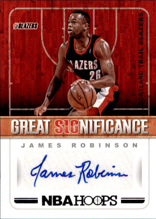 James Robinson, Great Significance, 2018-19 Panini Hoops Basketball NBA