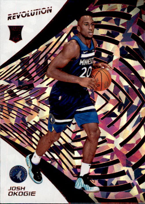 Josh Okogie, New Year Cracked Ice, 2018-19 Panini Revolution Basketball NBA