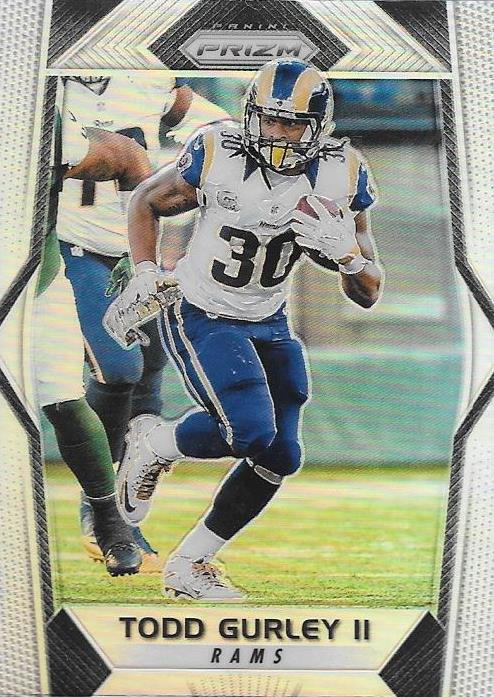 Todd Gurley, Refractor, 2017 Panini NFL Prizm Football