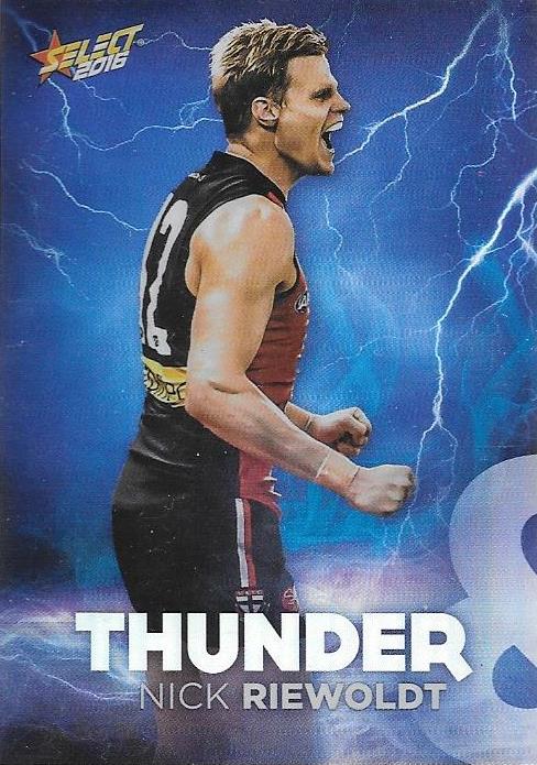 Nick Riewoldt, Thunder & Lightning, 2016 Select AFL Footy Stars