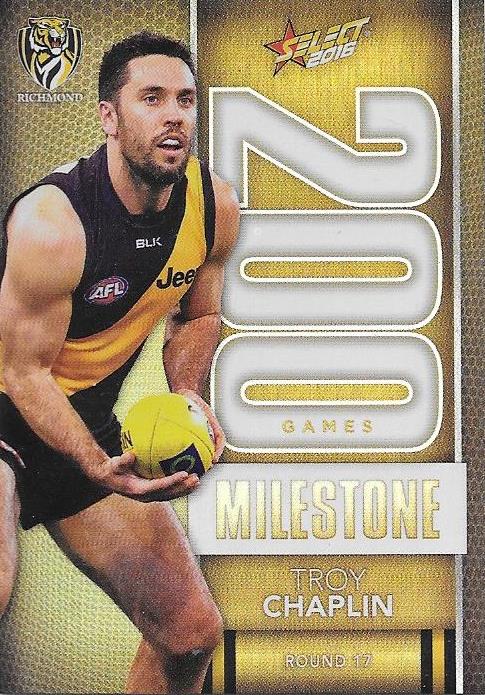 Troy Chaplin, 200 Games Milestone, 2016 Select AFL Footy Stars