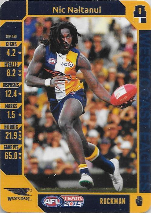 Nic Naitanui, Auskick, 2015 Teamcoach AFL