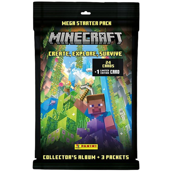 Panini - Minecraft Create, Explore, Survive Trading Cards Starter Pack
