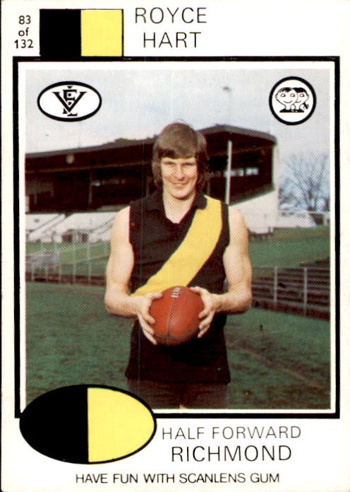 Royce Hart, 1975 Scanlens VFL