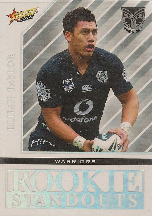 Elijah Taylor, Rookie Standouts, 2012 Select NRL Champions