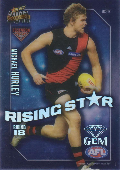 Michael Hurley, Rising Star Gem, 2011 Select AFL Champions