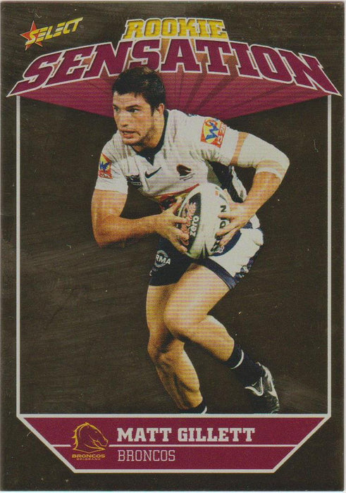 Matt Gillett, Rookie Sensation, 2011 Select NRL Champions