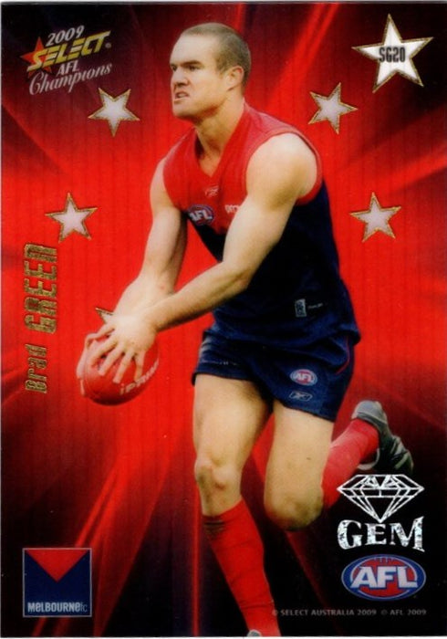 Brad Green, Red Gem, 2009 Select AFL Champions