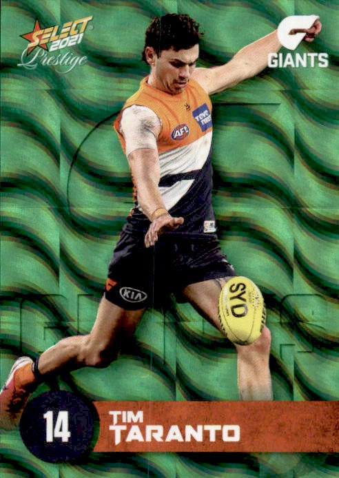 Tim Taranto, Green Parallel, 2021 Select AFL Prestige