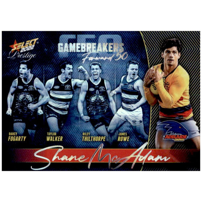 Shane McAdam, Gamebreakers Parallel, 2022 Select AFL Prestige