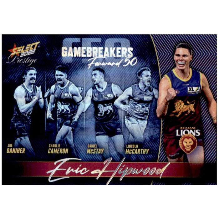 Eric Hipwood, Gamebreakers Parallel, 2022 Select AFL Prestige