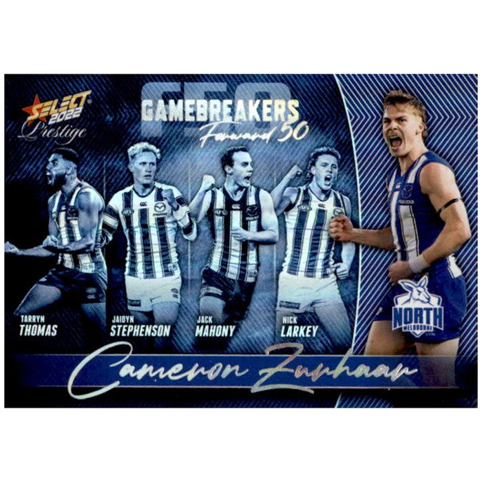 Cameron Zurhaar, Gamebreakers Parallel, 2022 Select AFL Prestige