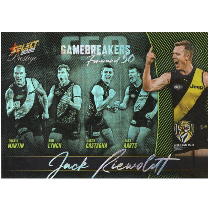 Jack Riewoldt, Gamebreakers Parallel, 2022 Select AFL Prestige