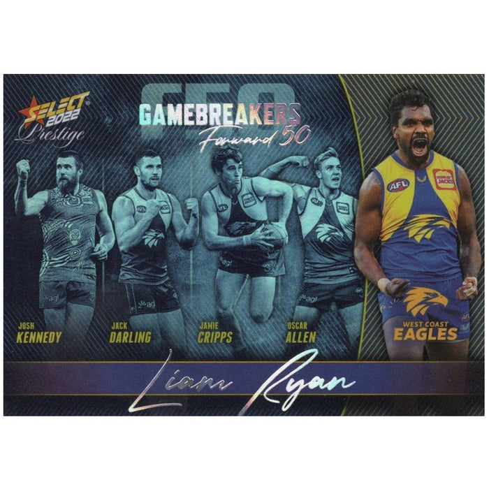 Liam Ryan, Gamebreakers Parallel, 2022 Select AFL Prestige