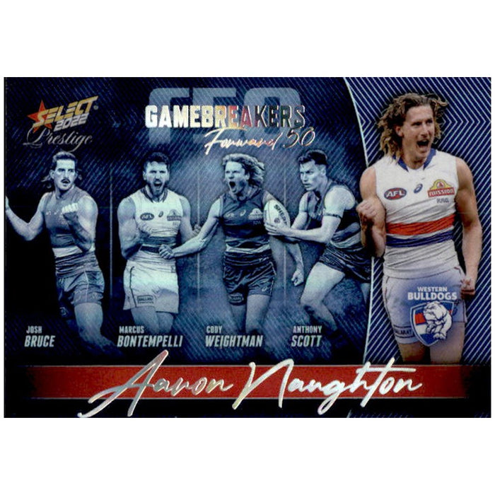 Aaron Naughton, Gamebreakers Parallel, 2022 Select AFL Prestige