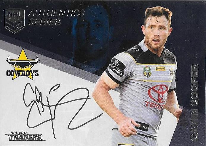 Gavin Cooper, NRL Authentics Series Silver, 2018 ESP Traders NRL