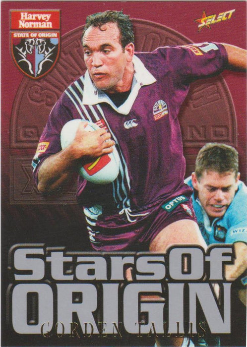 Gorden Tallis, Stars of Origin, 2000 Select NRL