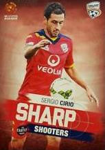 2015-16 Tap'n'play FFA A-League Soccer, Sharp Shooters, Sergio Cirio, # SH-03