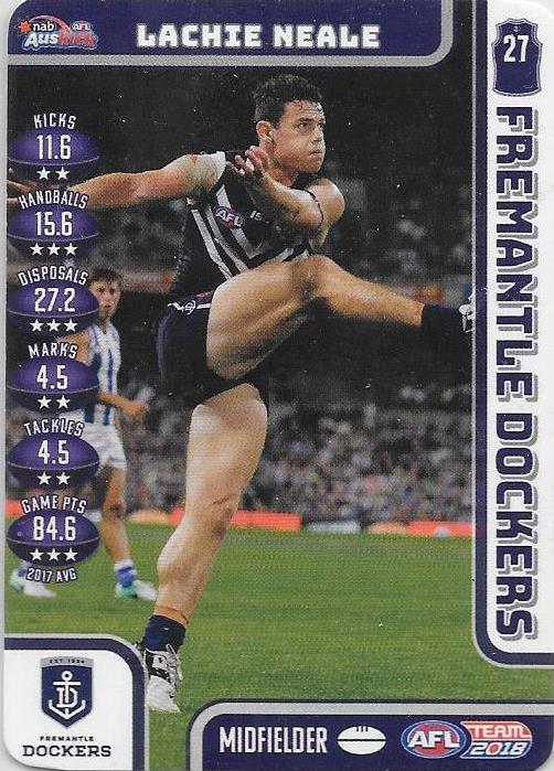 Lachie Neale, Auskick, 2018 Teamcoach AFL