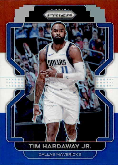 Tim Hardaway Jr, Red White Blue Prizm, 2021-22 Panini Prizm Basketball NBA