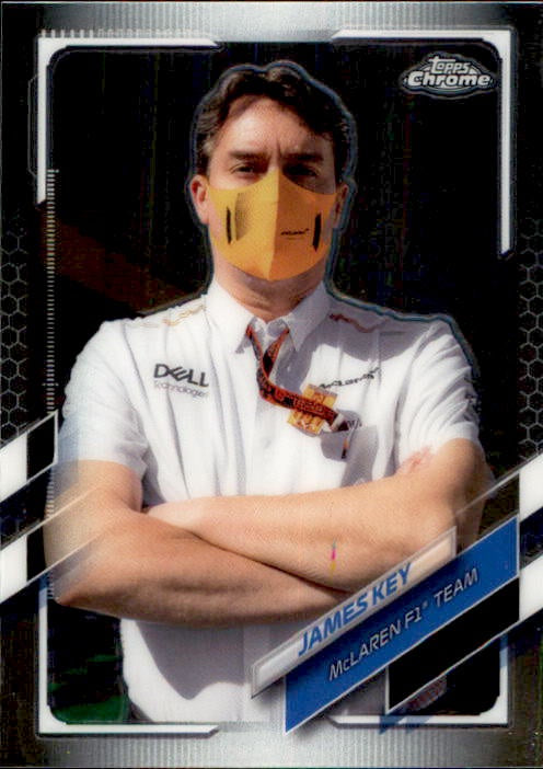James Key, #87, 2021 Topps Chrome Formula 1 Racing