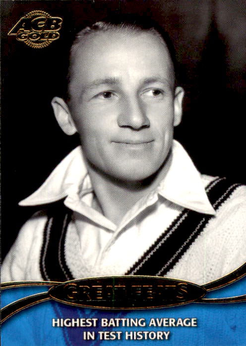 Don Bradman, Great Feats, 2000 Topps ACB Gold Cricket