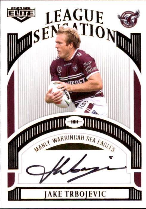 Jake Trbojevic, White League Sensation Signature, 2023 TLA Elite NRL Rugby League