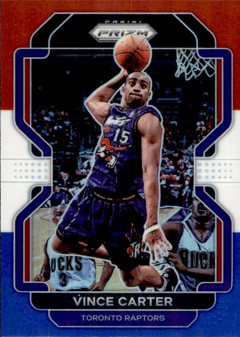 Vince Carter, Red White Blue Prizm, 2021-22 Panini Prizm Basketball NBA