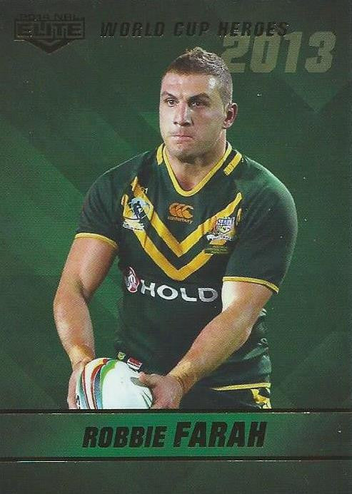 World Cup Heroes, 2014 ESP Elite NRL - 1 to 24 - Pick Your Card