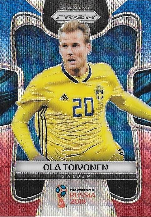 Toivonen, Blue & Red Refractor, 2018 Panini Prizm World Cup Soccer