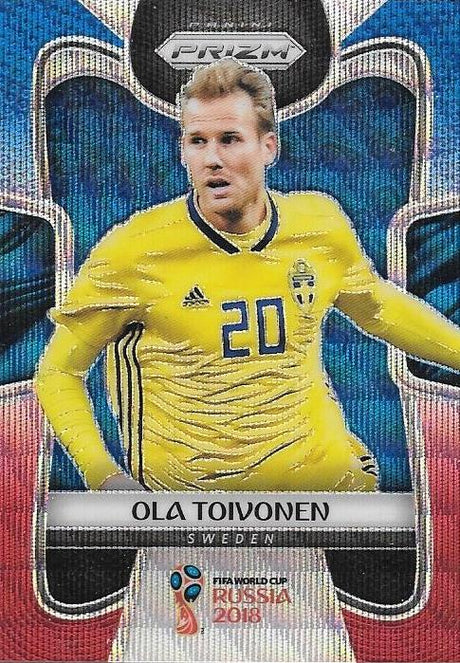 Toivonen, Blue & Red Refractor, 2018 Panini Prizm World Cup Soccer