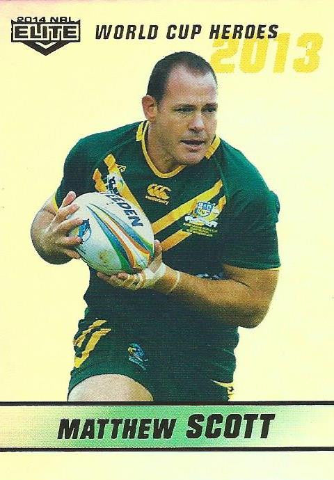 Matthew Scott, World Cup Heroes Parallel, 2014 ESP Elite NRL