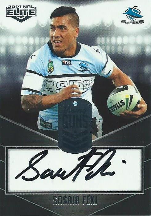 Sosaia Feki, Young Guns Signature, 2014 ESP Elite NRL