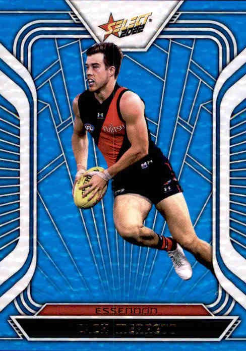 Zach Merrett, Fractured Arctic Blue, 2022 Select AFL Footy Stars